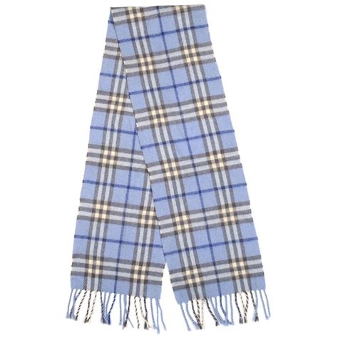 burberry blue|Burberry men's blue plaid scarf.